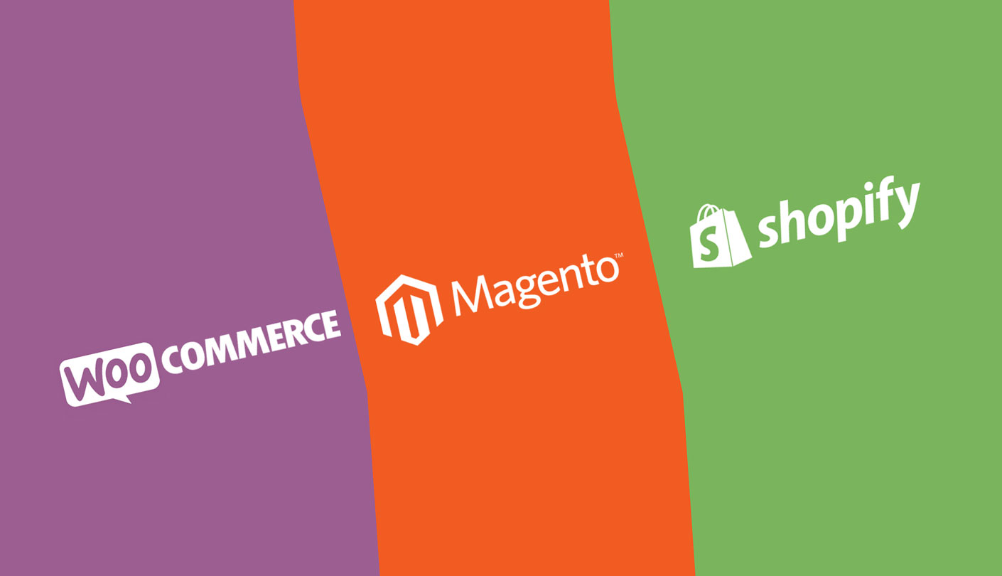 Shopify vs Magento vs Woocommerce